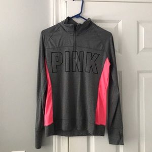 PINK workout quarter zip